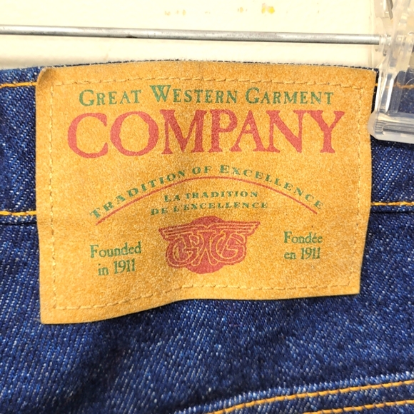VINTAGE GWG GREAT WESTERN GARMENT CO. MEN"S JEANS SIZE 40 x 32 - Picture 4 of 9